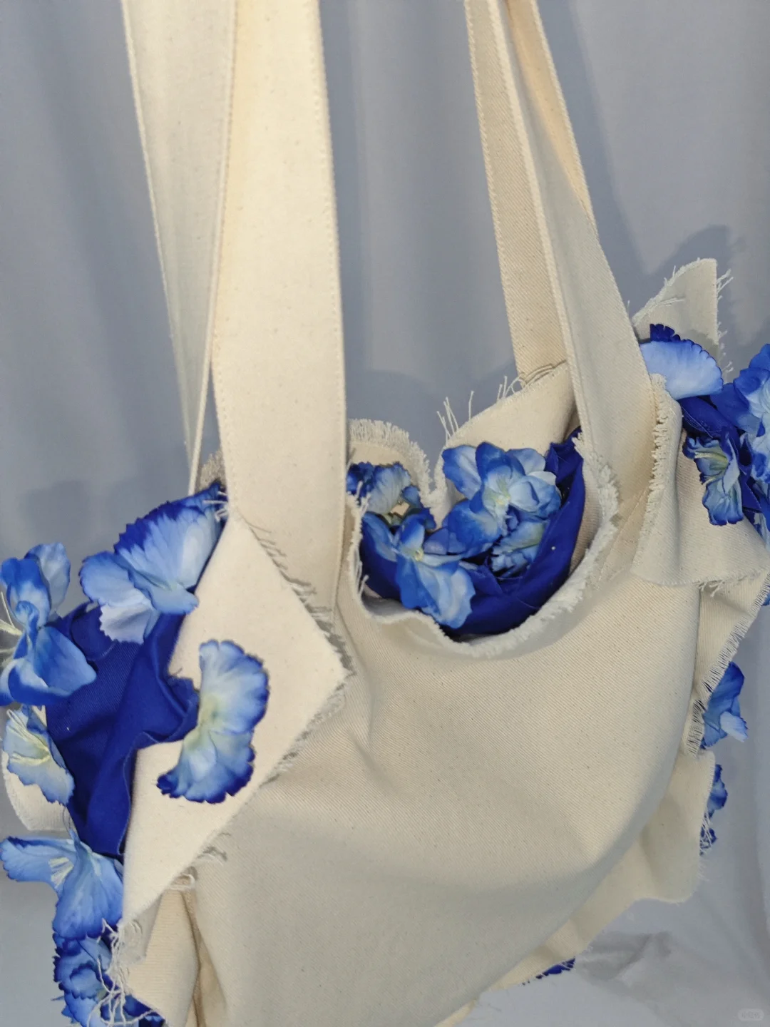 我的包裡塞滿了鮮花