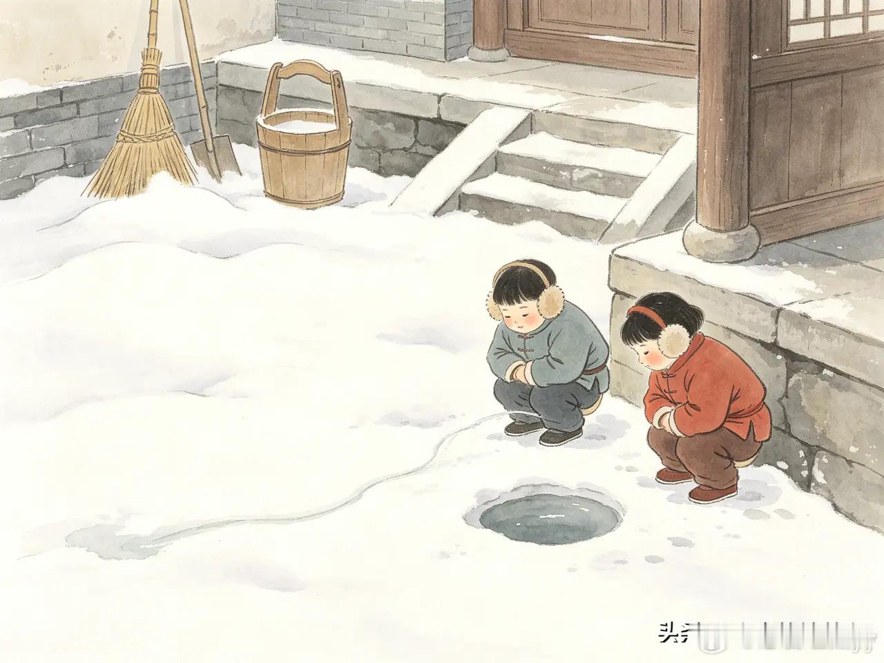 《雪天》作者：贾浅浅我们一起去尿尿你，尿了一条线我，尿了一个坑豆包的评价：真是童