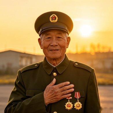 早安我的中国老兵们，早安！朝阳东升，力量满盈。一朝军旅情，终生军旅梦，军营里的点