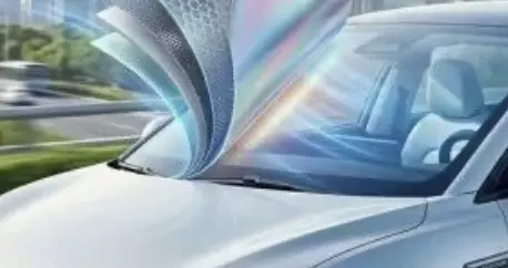 零能耗降温6.1℃！新型透明车窗膜让汽车在烈日下自动散热