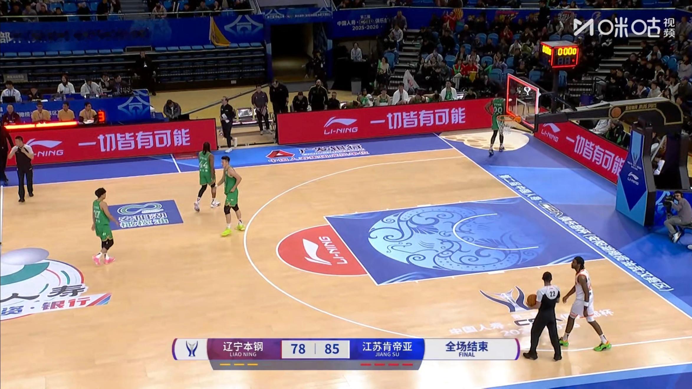 辽宁78-85不敌江苏，缺少控球手的他们今晚出现23次失误，对手两名外援爱德华兹