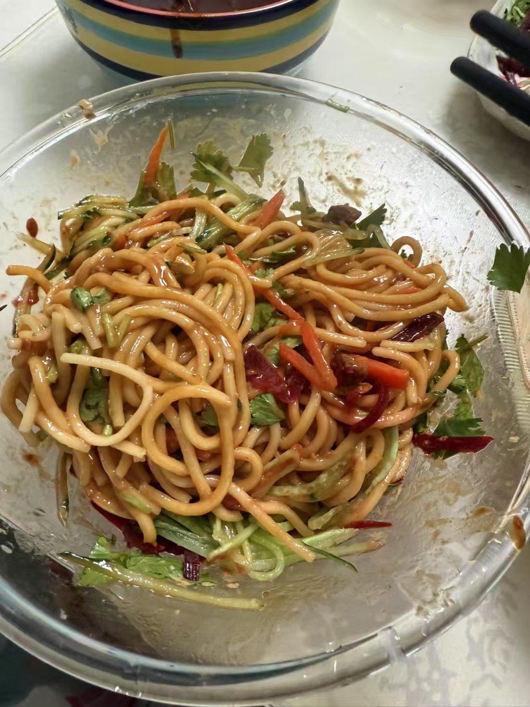 又是吃面条的一餐每到周末反而更忙了 