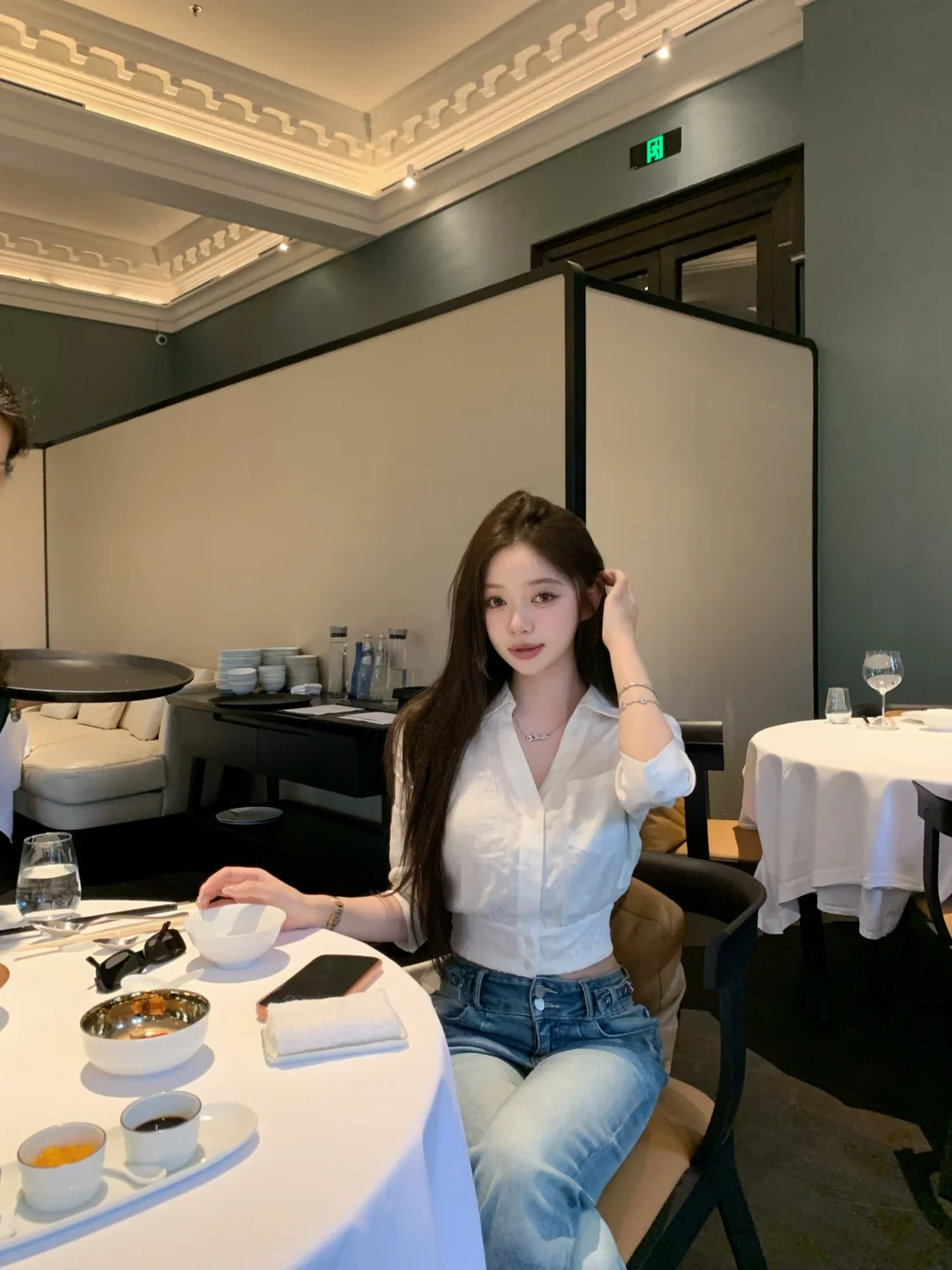 🥂和姐姐的晚餐♡