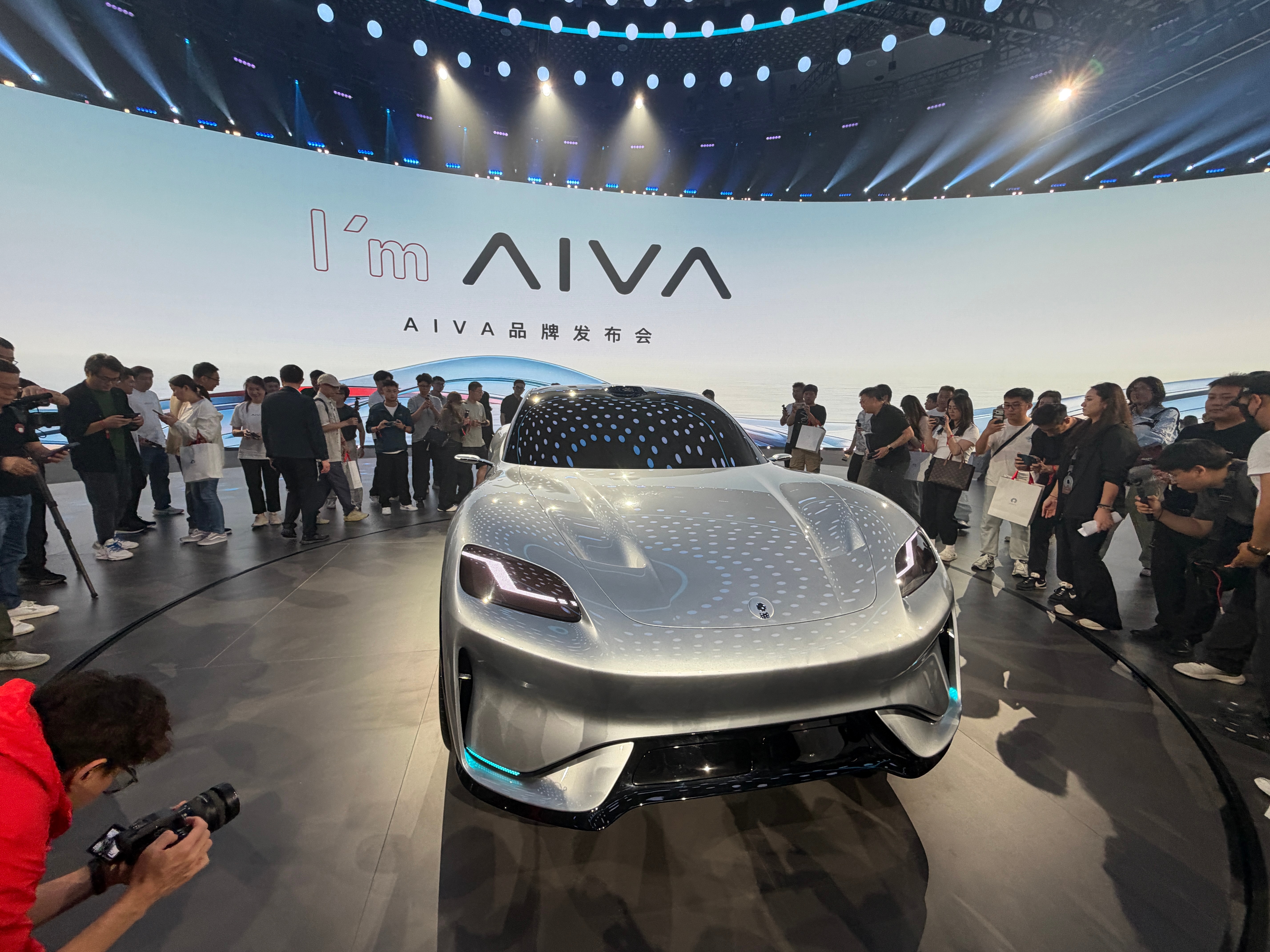 AIVA实车很帅气！年内见赛豆科技AIVA品牌发布会赛豆科技aiva品牌发布会