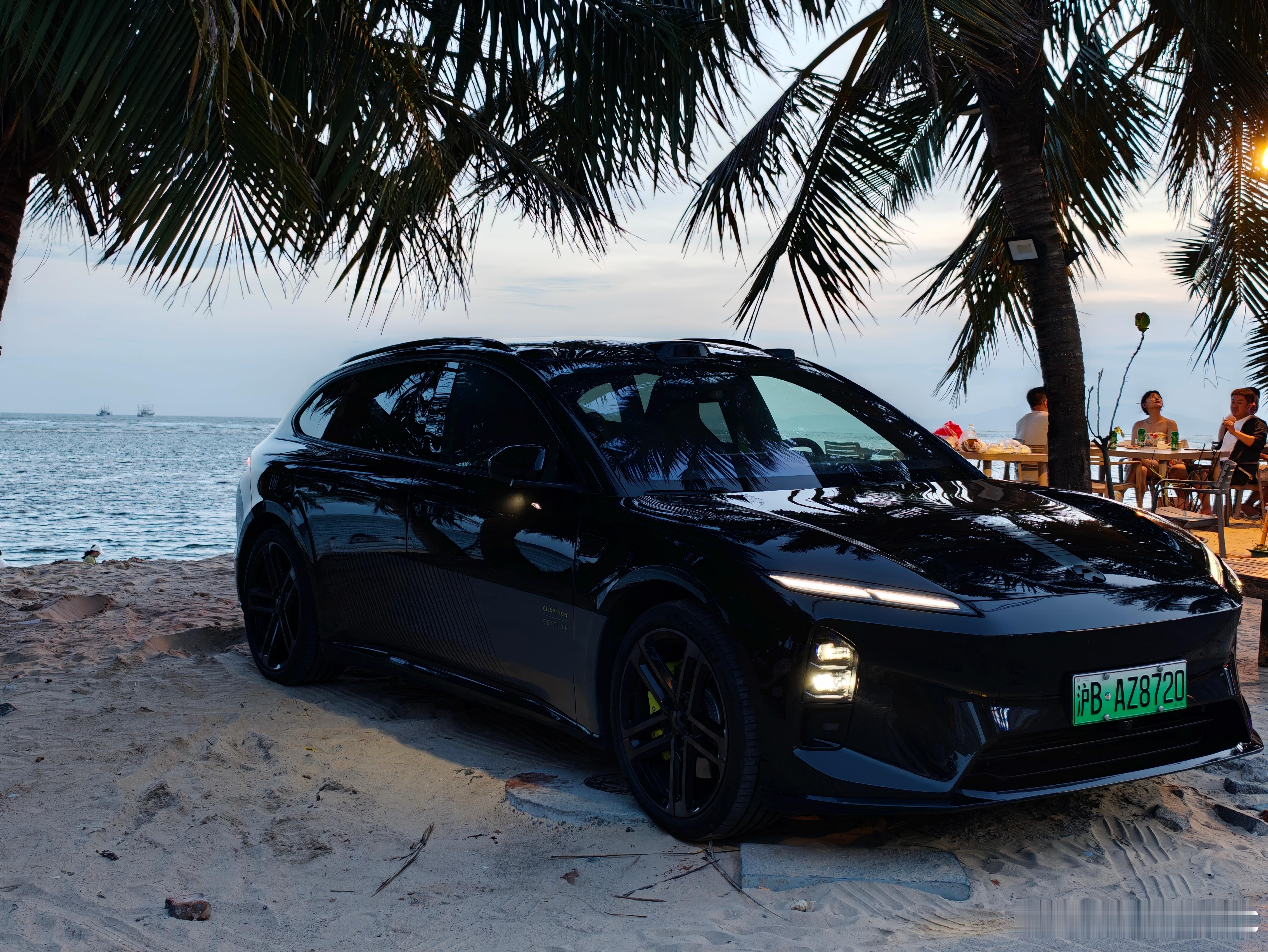 大海旅行车好心情这就是我想要的假期 