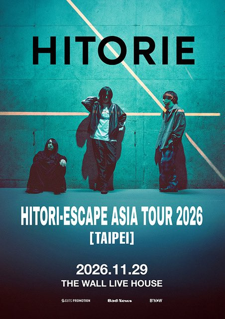 HITORI-ESCAPE ASIA TOUR 20262026年11月29日（