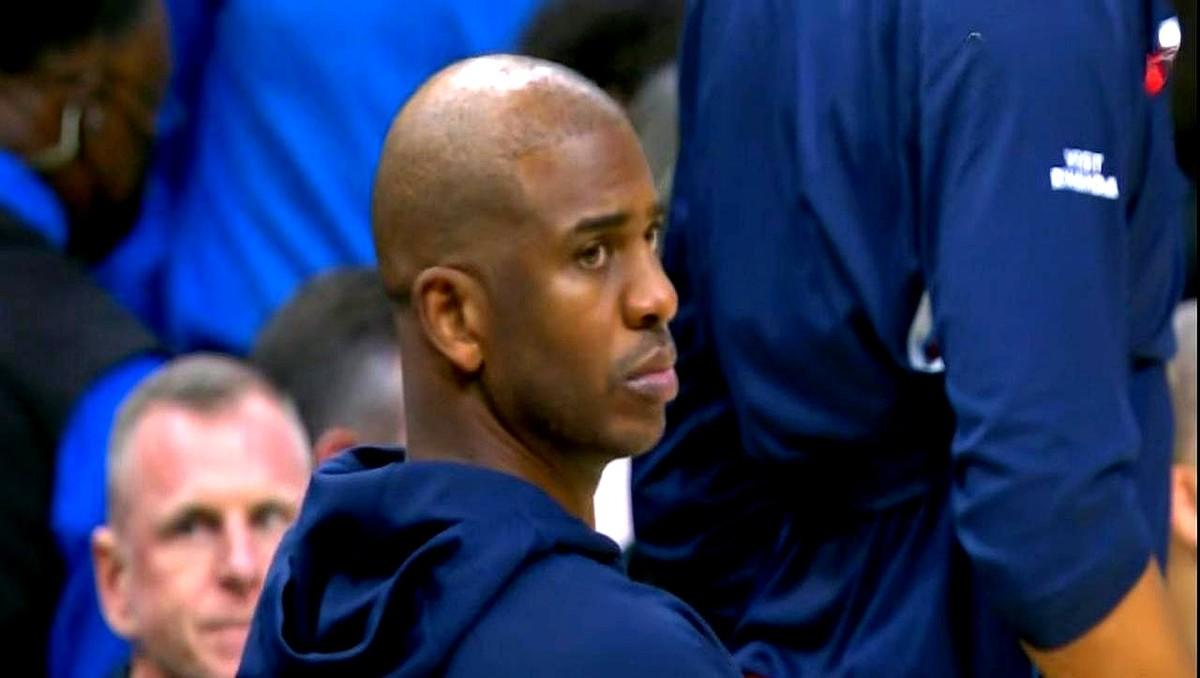 快船老将保罗终于争气了一回！

上半场仅出战7分钟，两次出手未能命中，得分栏挂零