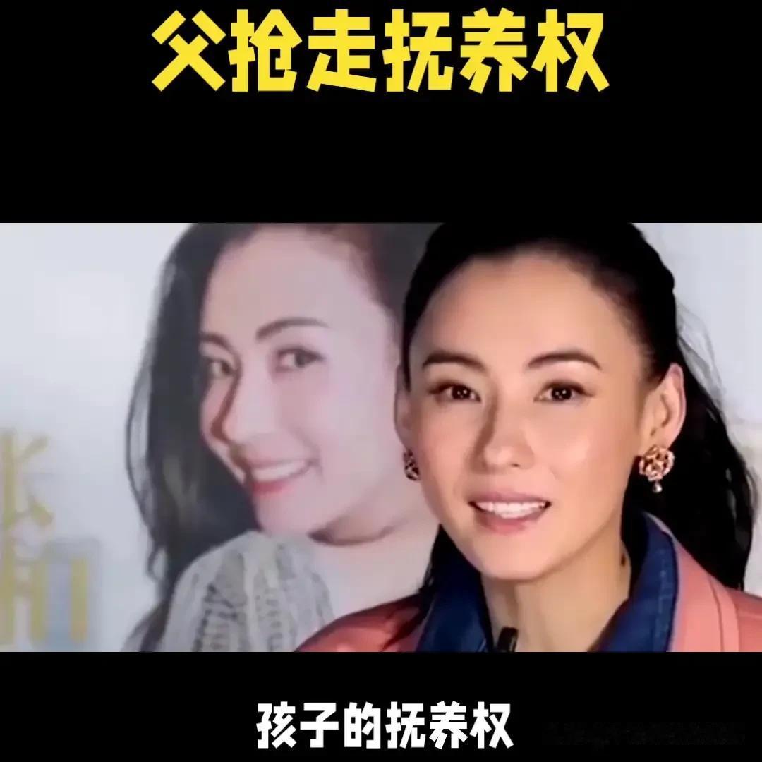 张柏芝三胎儿子抚养权被抢走了？所以她才停止工作？

虽然不知道真假，但她爱孩子的