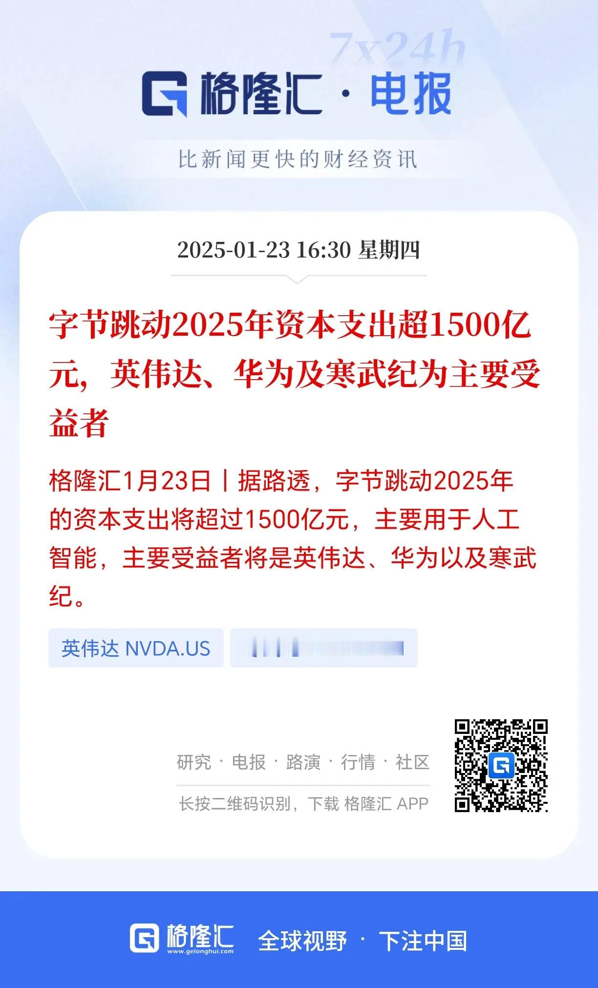 2025年一定是算力大年，科技巨头带头大笔投入人工智能，相信会有更多的科技巨头加
