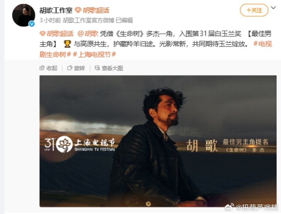 以他的戏份最多提名男配，男主太难服众了，别怪网友争议大，剧播的那么差，还是男配的