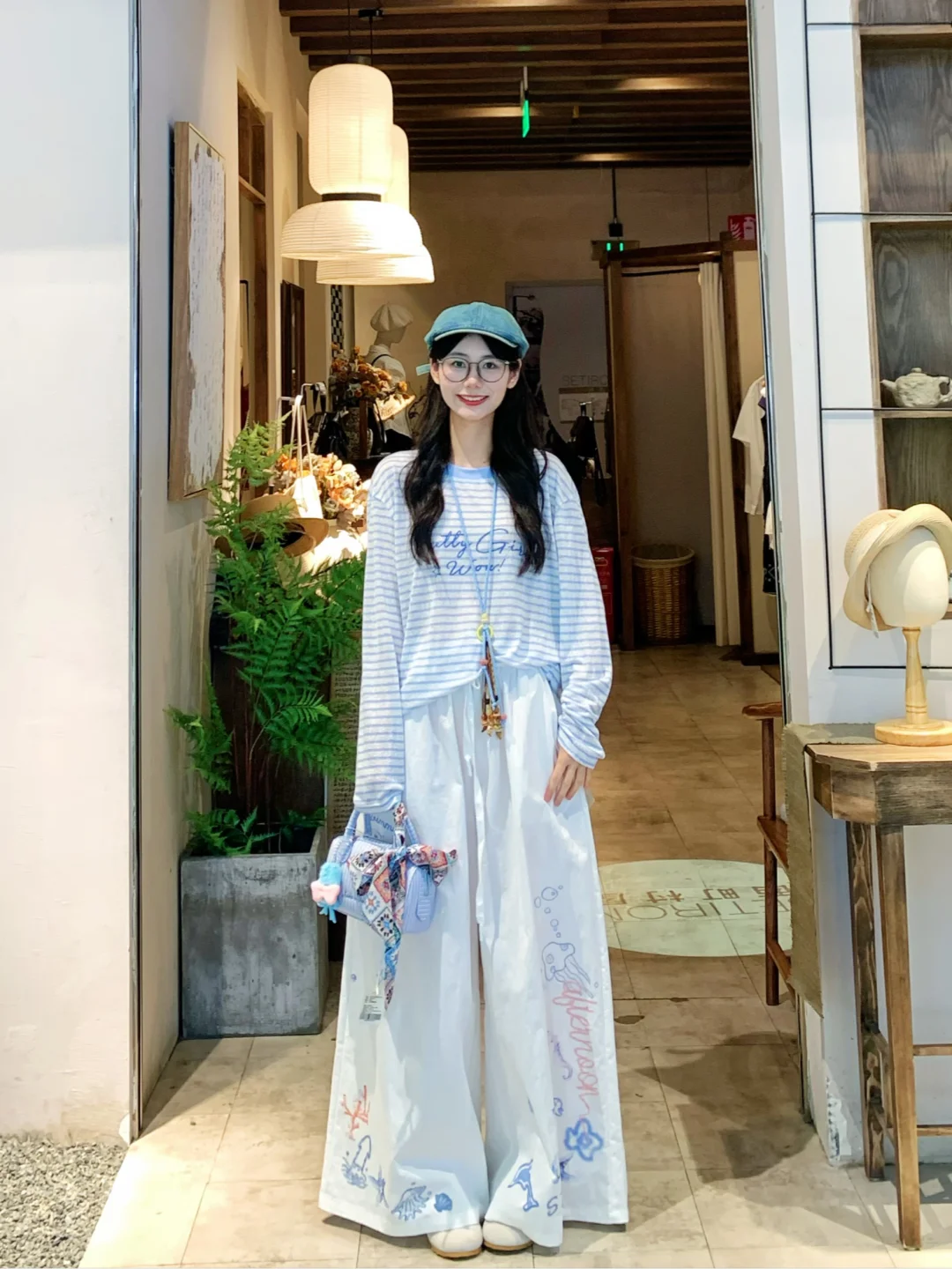 🫧🩵蓝白 ❄️ootd～