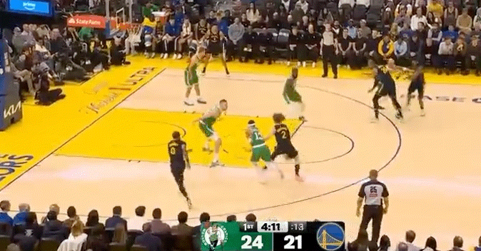 接班人的三不沾投篮  凯尔特人vs勇士