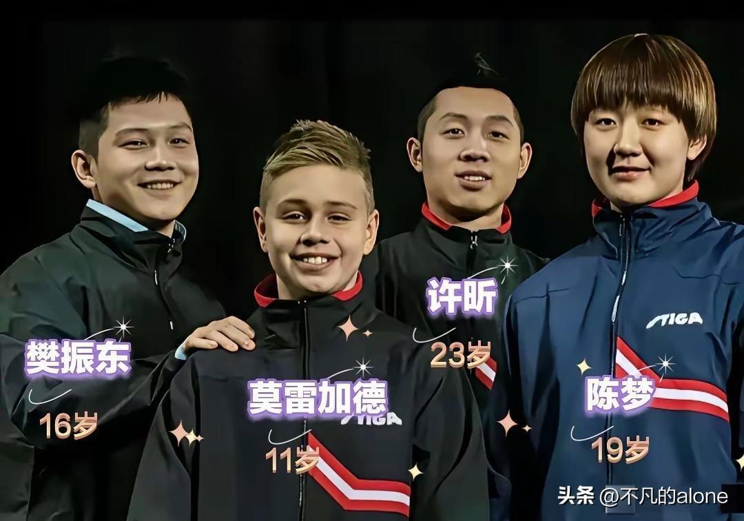 突然刷到莫雷加德小时候的一张合照，那时的他才11岁。

图上的另外3位球员把我惊