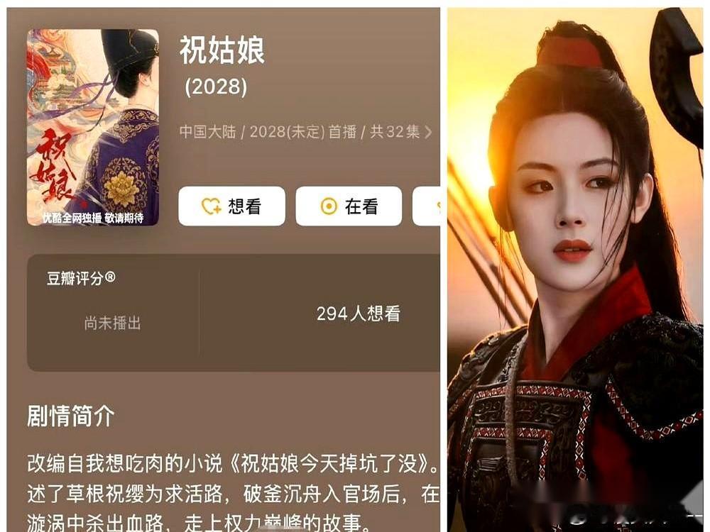 优酷这次的赌注，有点意思。 陈丽君，一个越剧演员，直接空降S+古偶剧演大女主。导