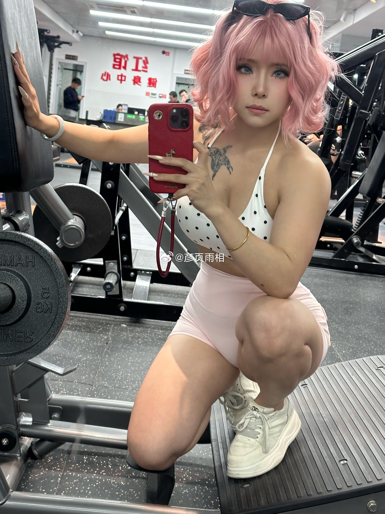 练完哪有不拍照的今天的状态好，衣服也好看妆容也喜欢健身健身穿搭