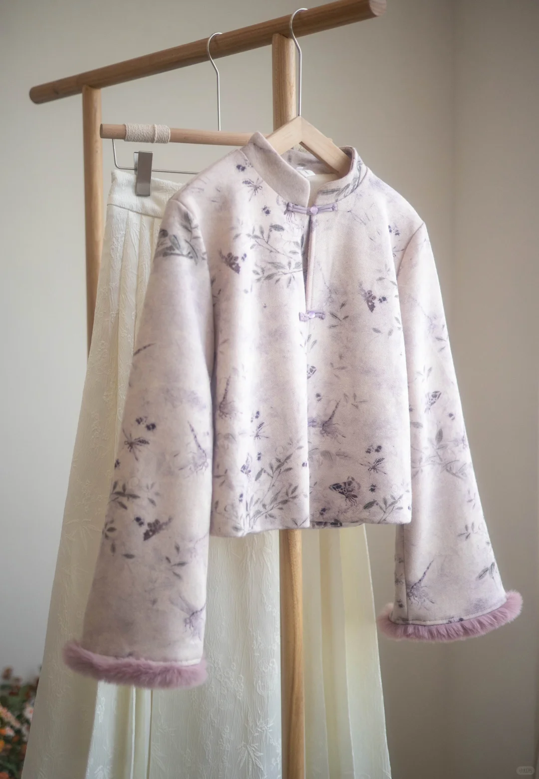 紫玉｜超好看的国风加绒外套