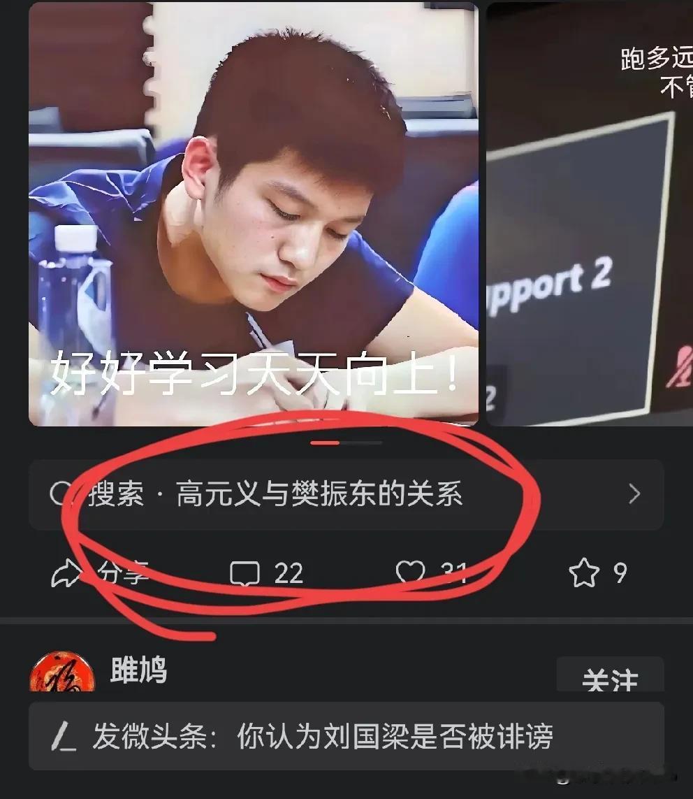 这种心理是多么的黑暗！高元义上任没几天，网上就有人搜索“高元义和樊振东是什么关系