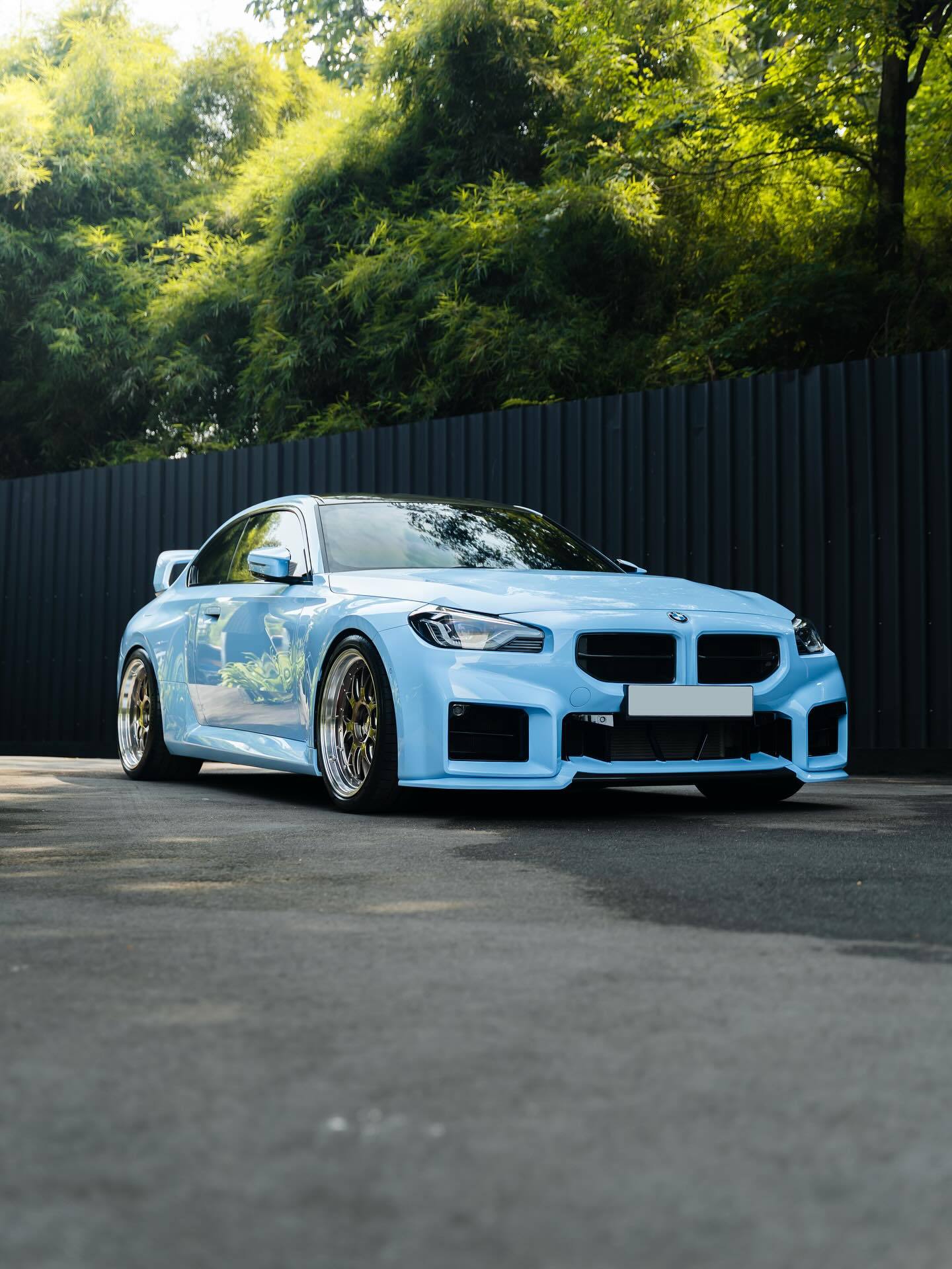 赞德福特涂装的G87，很少见到。bmwsky[超话] 宝马M2[超话] ​​​