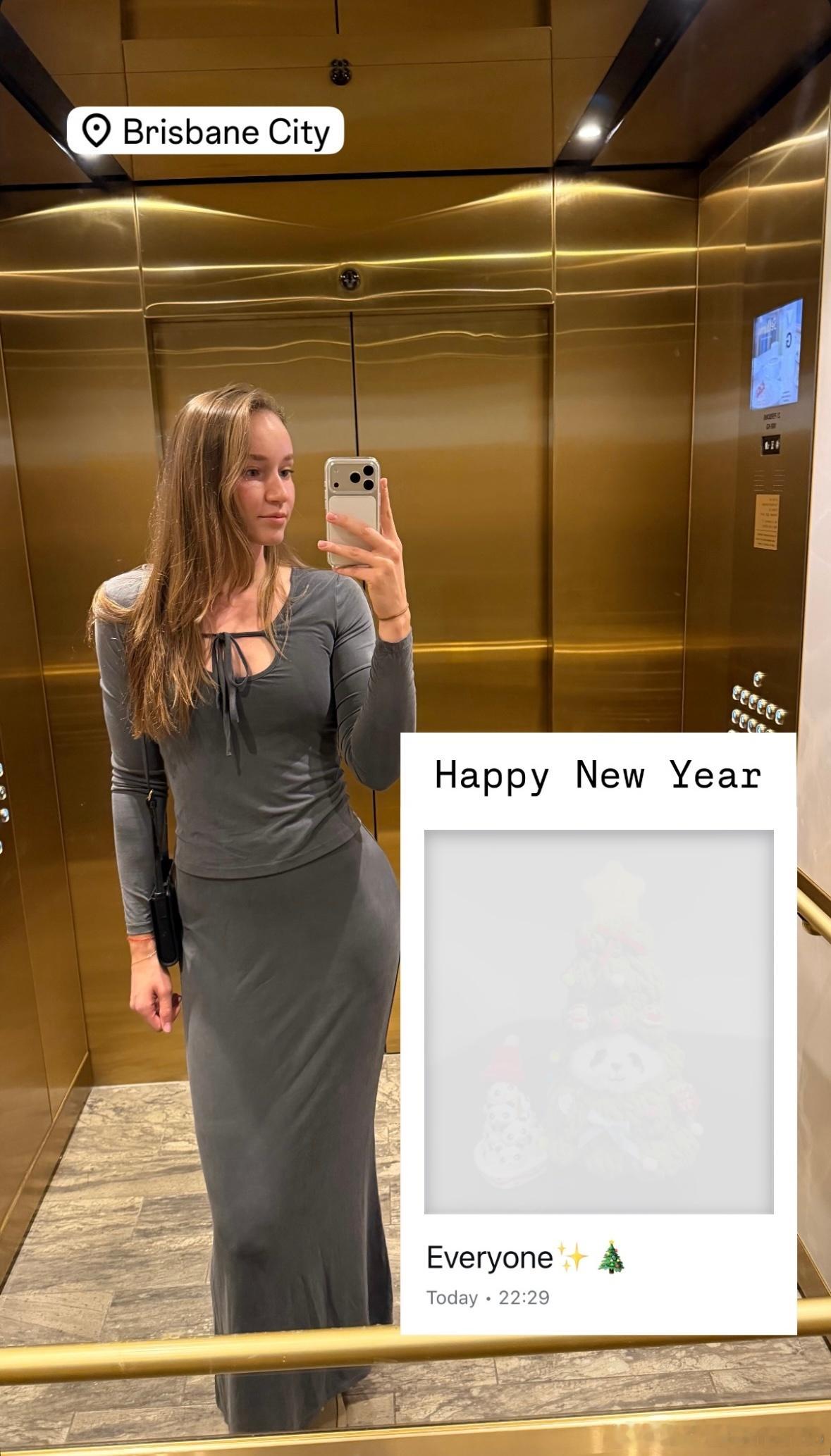 莱巴金娜！！！祝大家2026新年快乐！！！好漂亮好美丽🤩wta