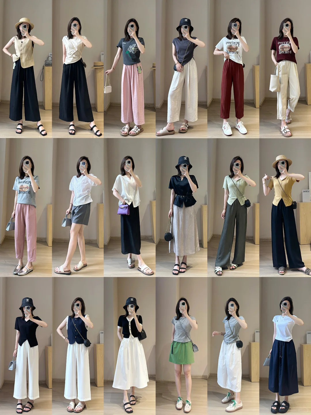 158小个子18套松弛感穿搭，舒适又显瘦❗❗