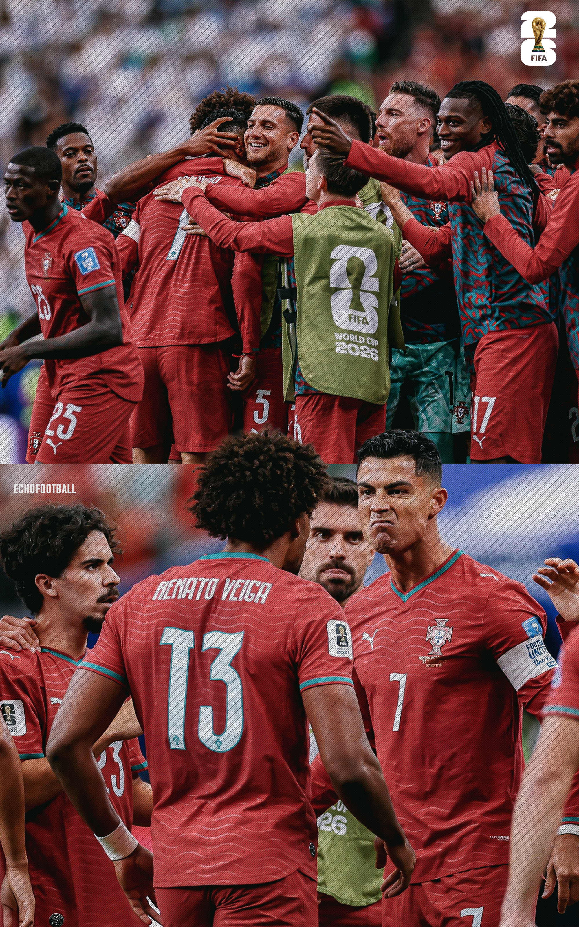 𝐓𝐄𝐀𝐌.🇵🇹C罗连续6届世界杯进球C罗世界杯第9球葡萄牙vs乌兹别