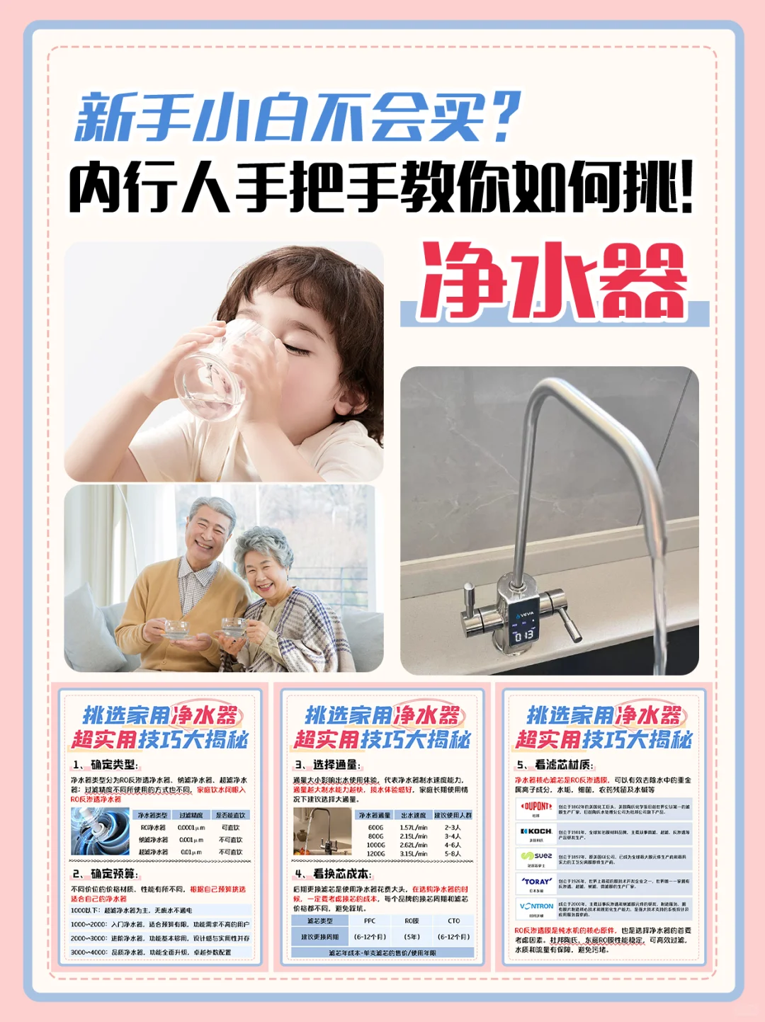 千万听劝❗净水器挑选超实用技巧大揭秘👍