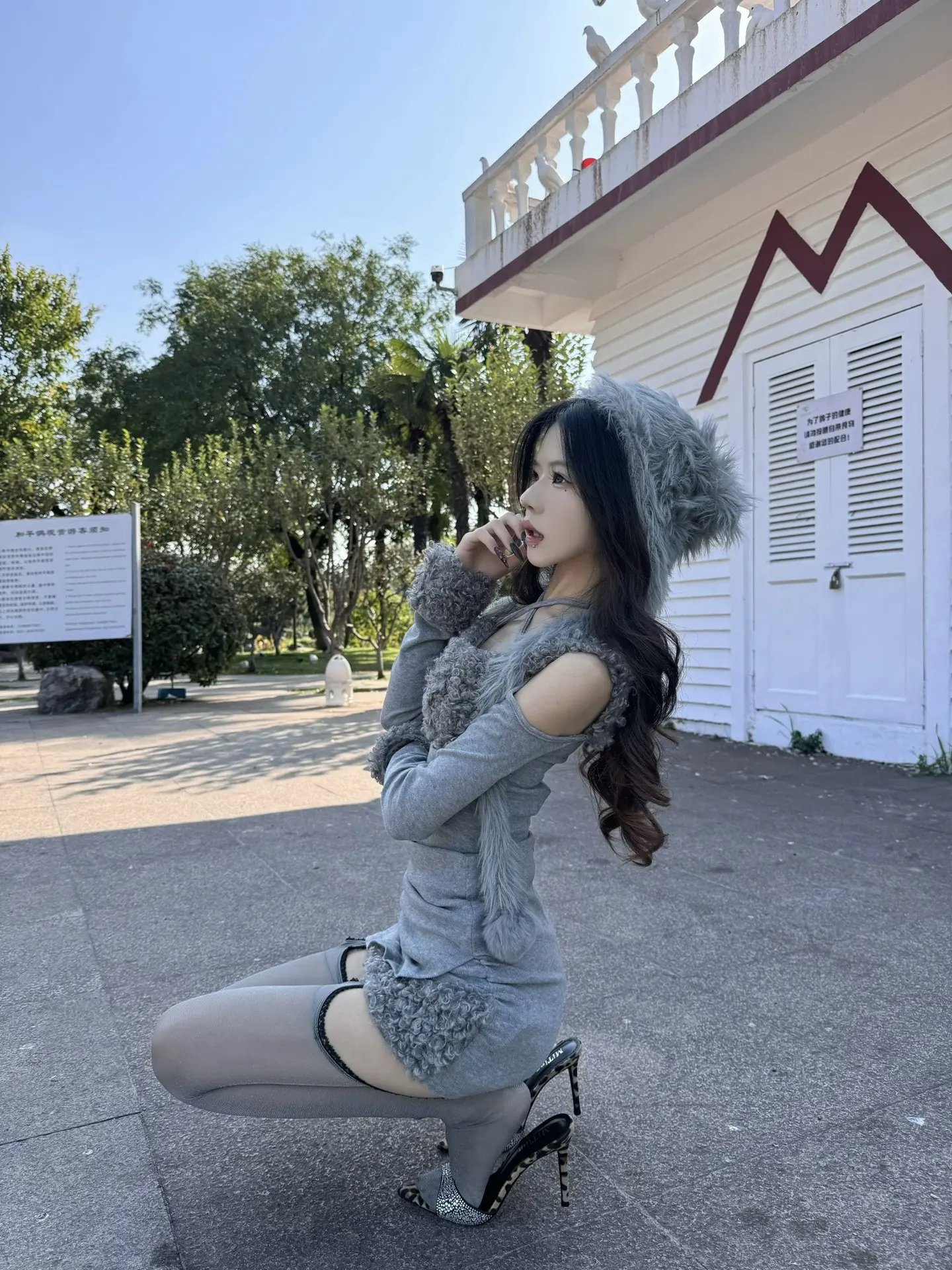 灰色的天 你的脸