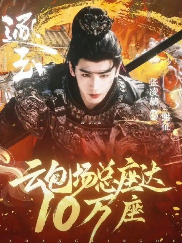 张凌赫粉丝为《这一秒过火》筹集20万云包场！数量比《逐玉》开播前多了一倍，你们期