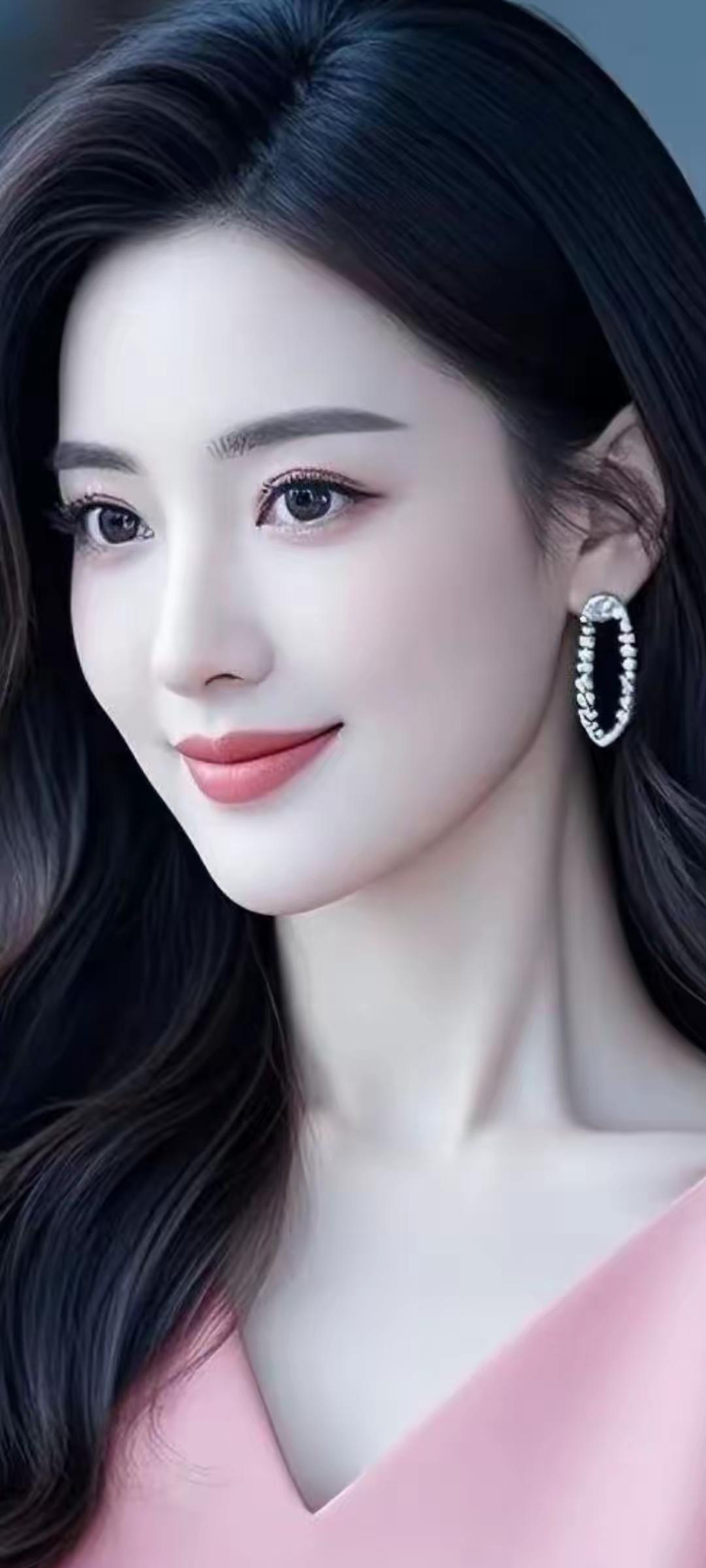 珠光闪耀，甜美微笑