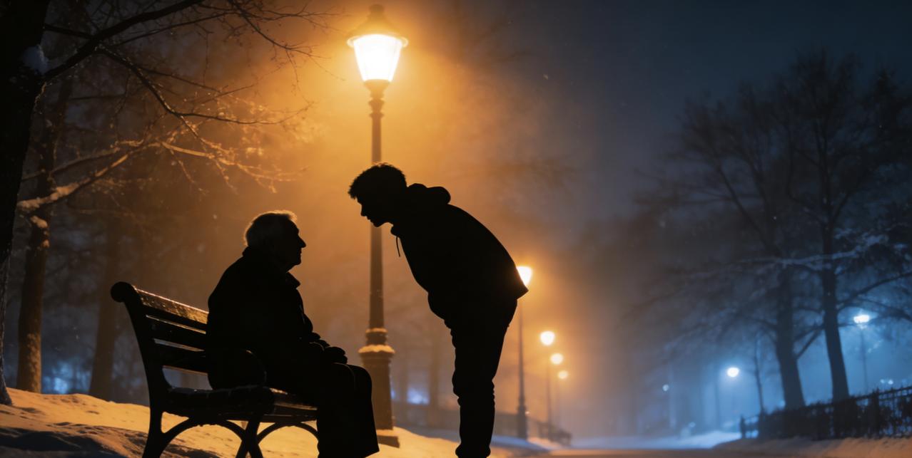 有人说善良是软肋，我却觉得它是最硬的铠甲。

去年冬天，我在街边遇到一个迷路的老