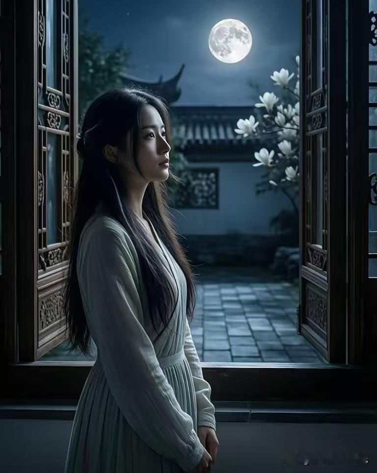 捣练子·暮年感春
年少浑，春光淡，
白发方知岁月催。
独倚窗棂凝冷月，
清辉渐减