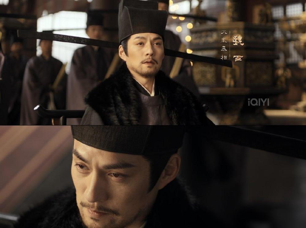 47岁严屹宽演个反派，竟把男主角的风头抢光了。
 
他演的魏严，不靠吼，一个眼神