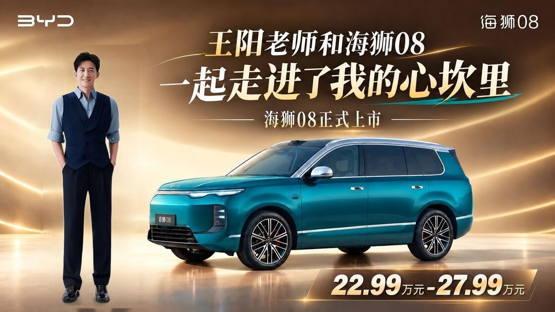 海狮08闪充5分钟，这三类人真香
比亚迪海狮08上市10天了，热度没退。作为一个