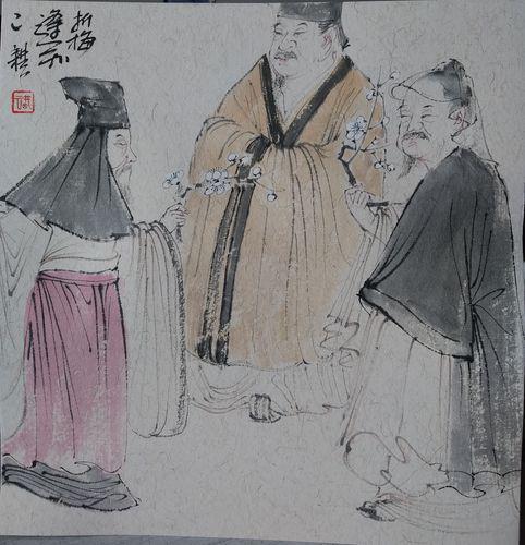 上联：折梅送知己，文人言雅行不雅；
下联：[比心]

网络图片/诚谢侵删