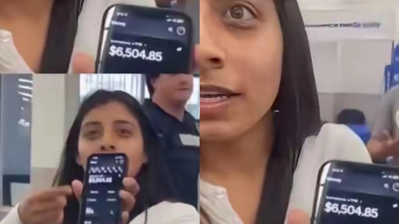 这名女子在沃尔玛排队时被人骂“穷鬼”，于是直接掏出银行卡炫耀自己的6504.85