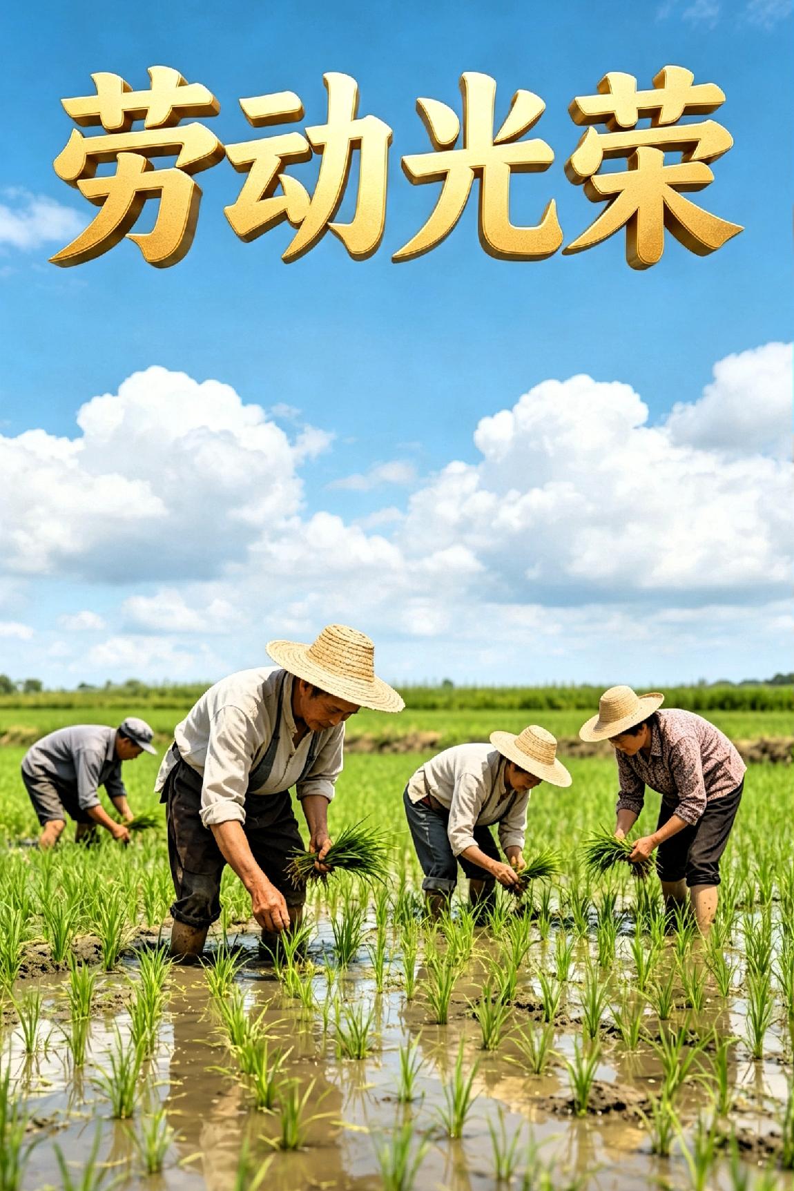 《劳动最光荣》
 

人间烟火，耕耘而来。每一寸良田、每一粒稻谷，都离不开农人弯