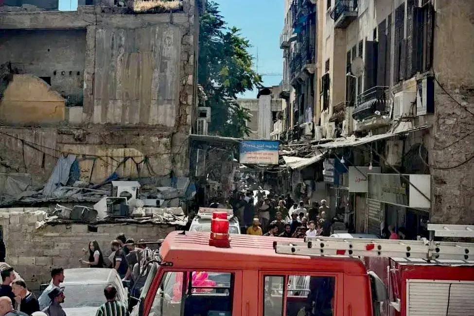 大马士革市中心咖啡馆爆炸，9死20伤，多名律师遇难

2号下午，大马士革市中心司