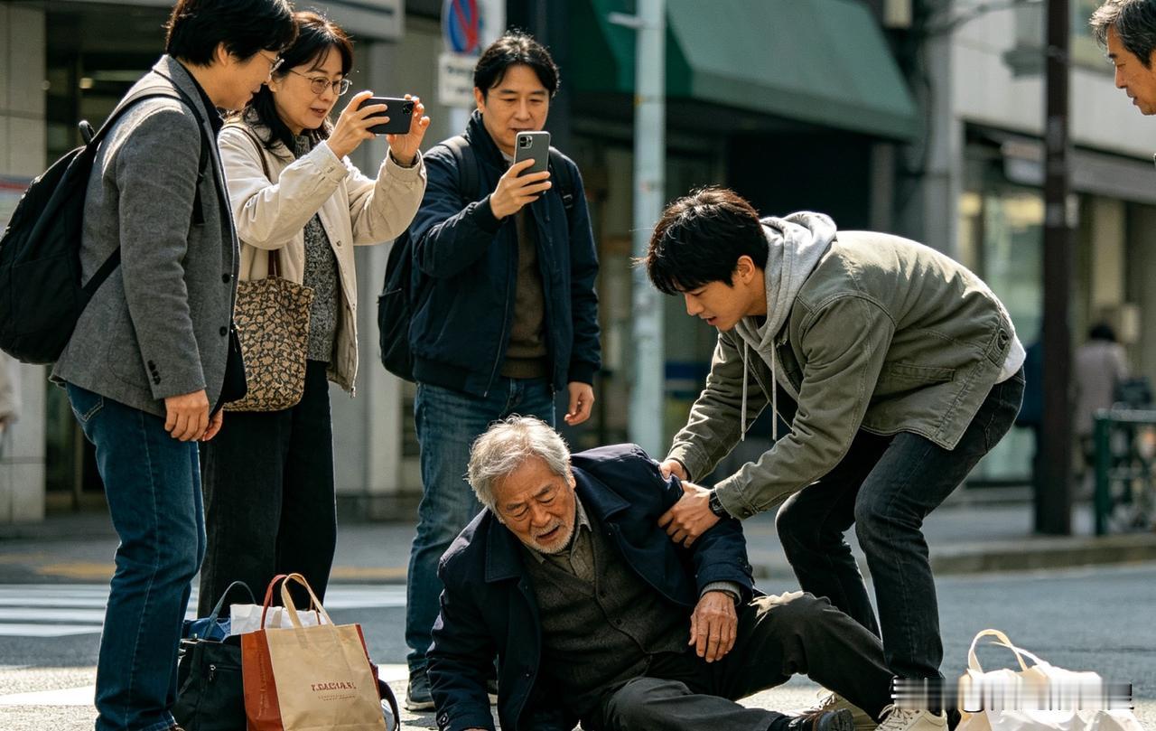 唉，好心扶老人，差点被讹诈。
一场差点毁掉善意的风波。
下班高峰期，车流人流拥挤