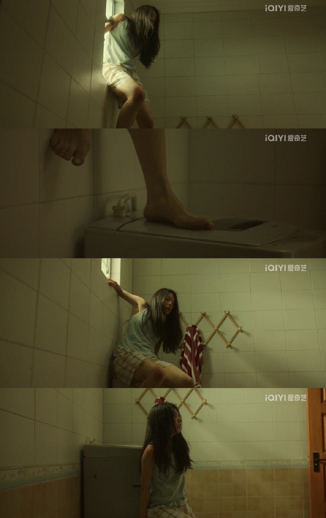 赵今麦新剧为自救从30层高楼破窗出逃  赵今麦演的甄珍自救逃生的这一段给人看的呼