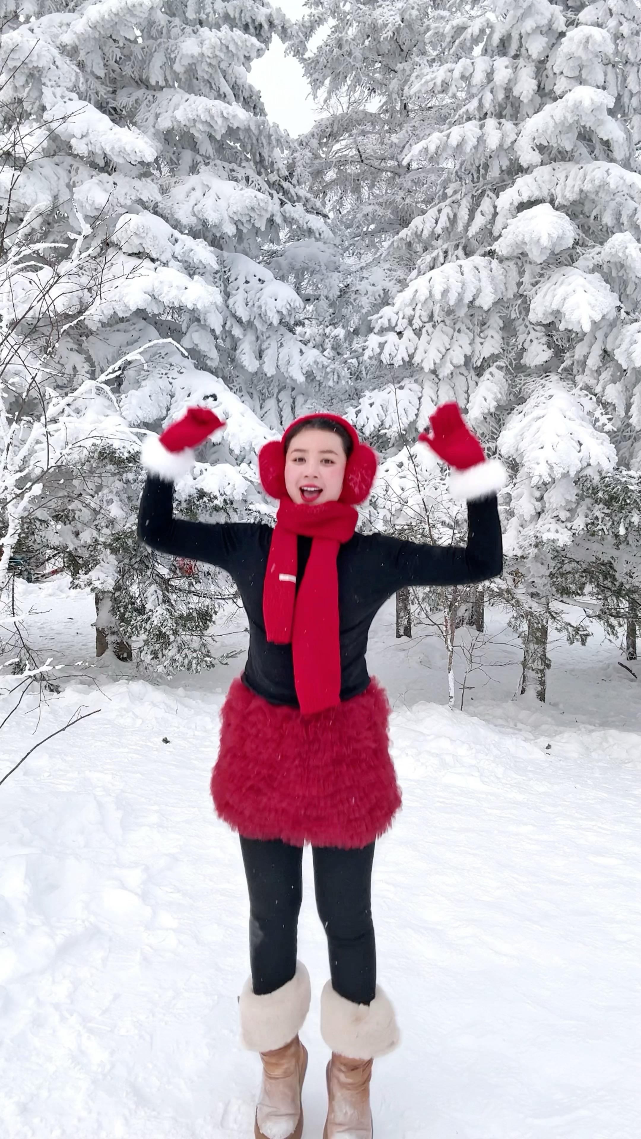 镜头是女人最暖的羽绒服