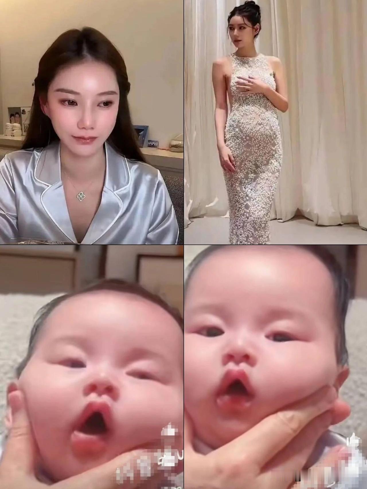马筱梅首晒三月小汪宝正脸，软萌复刻妈妈颜值，实在太萌太可爱了，筱梅真是争气啊，生
