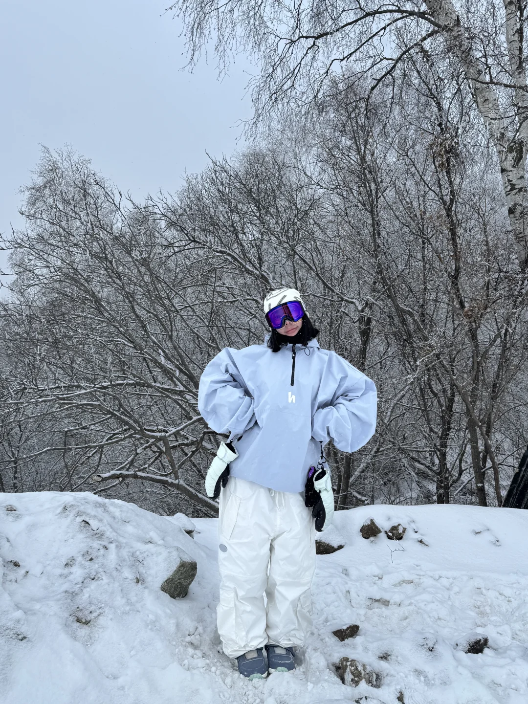 下雪咯