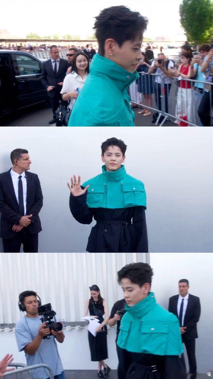 杨舒予余承恩解锁Prada米兰秀场   杨舒予 Prada 造型深度解析：薄荷绿