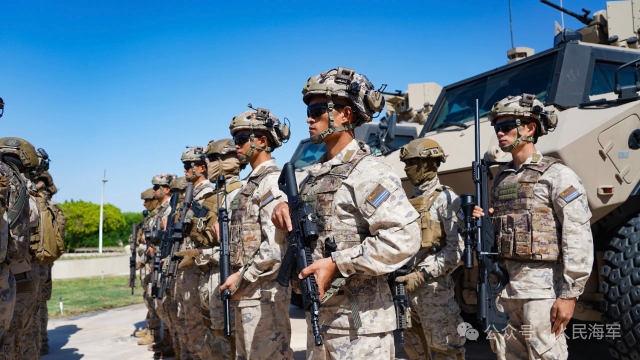 中沙“蓝剑-2025”海军联合训练现场（人民海军）烽火问鼎计划 ​​​