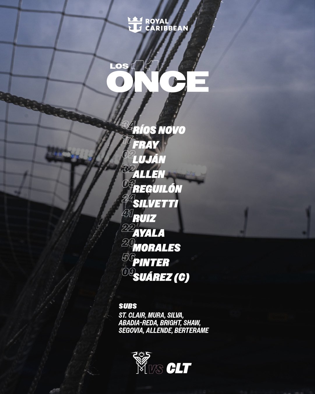 【梅西轮休&今日首发阵容】🕣07:30🔥美职联第四轮⚽夏洛特vs迈阿密国际 