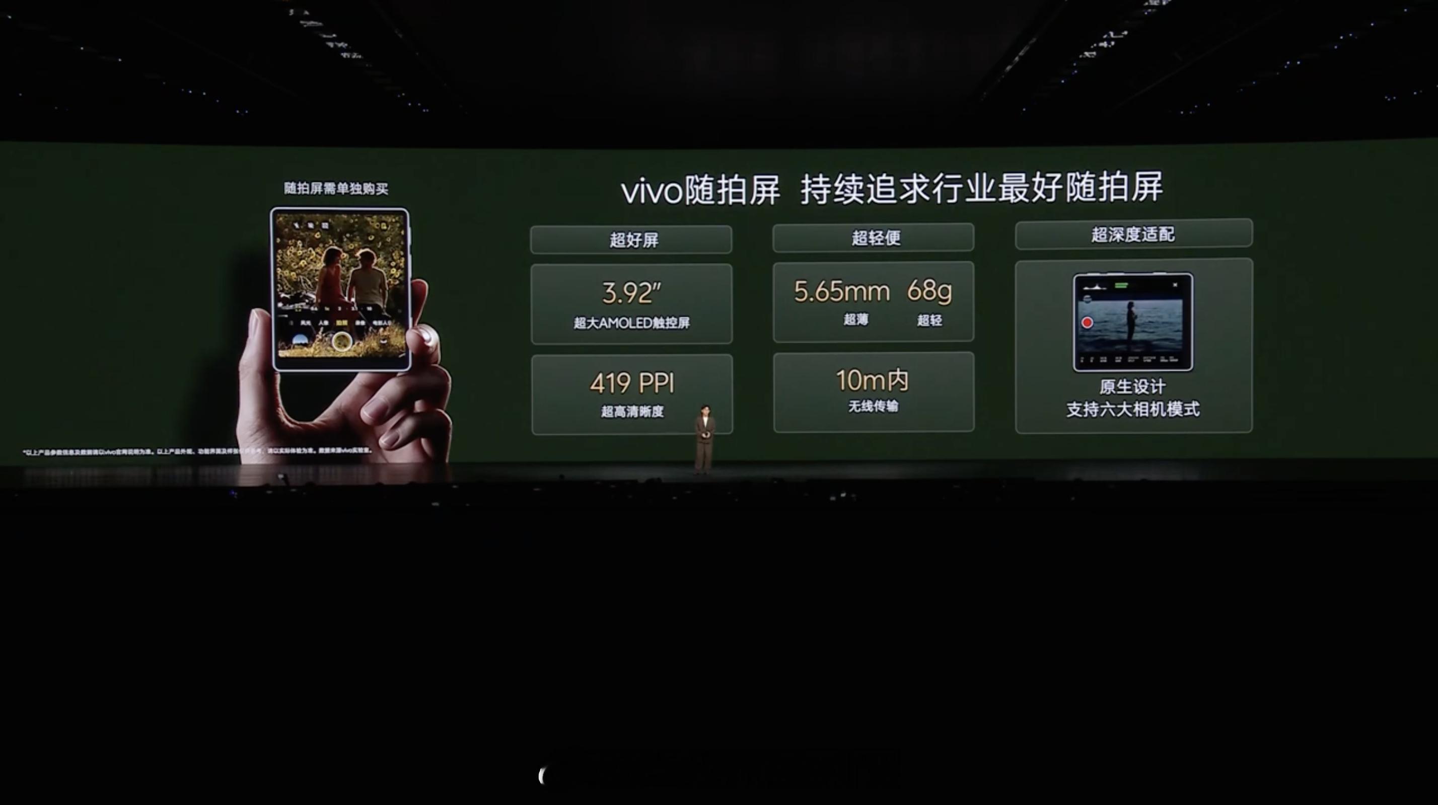 vivo 的创新影像外设——vivo 随拍屏，售价 699 元，首销 599 元