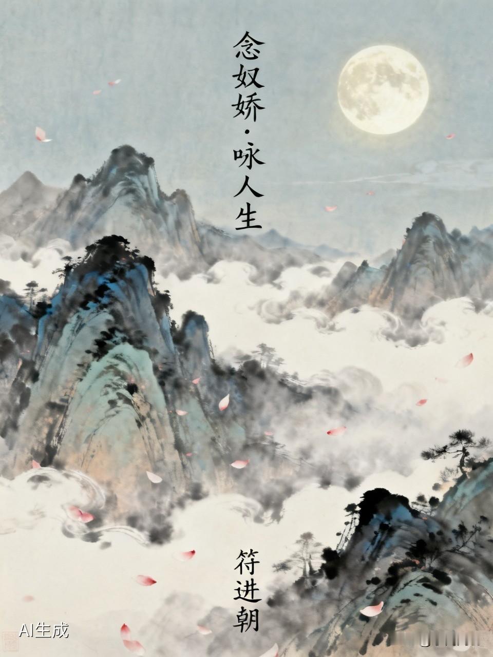念奴娇·咏人生
              符进朝
浮生若梦，叹红尘聚散，几番沉
