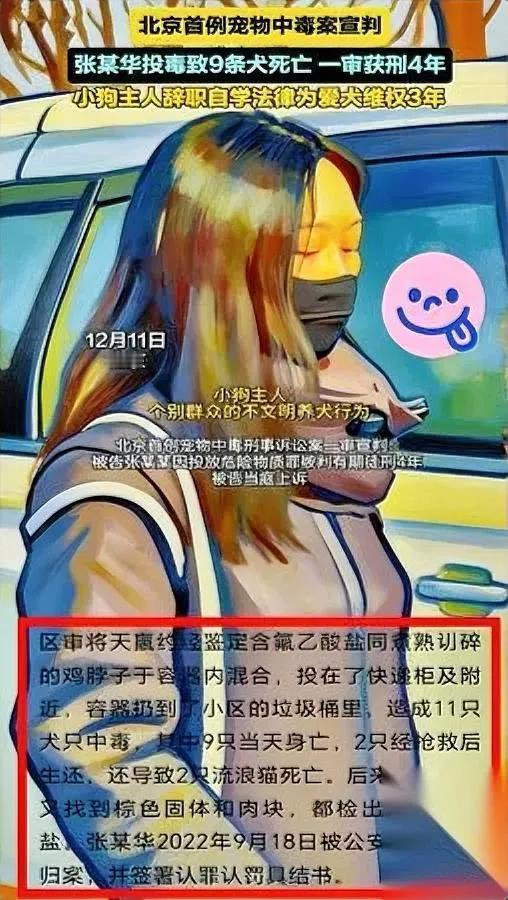 投毒毒狗的人进去了。

女狗主的红纸海报贴满单元门。

可我瞅着那“正义胜利”四