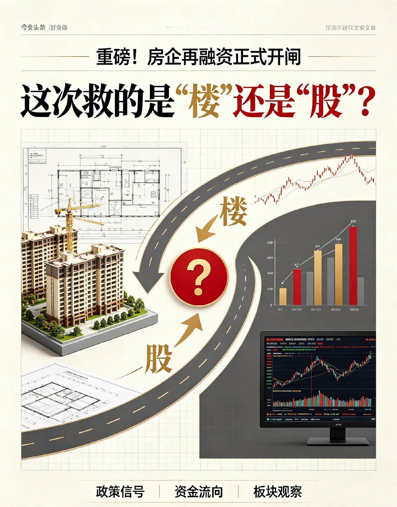 重磅！房企再融资正式开闸，这次救的是“楼”还是“股”？
 
收盘之后，不少朋友都