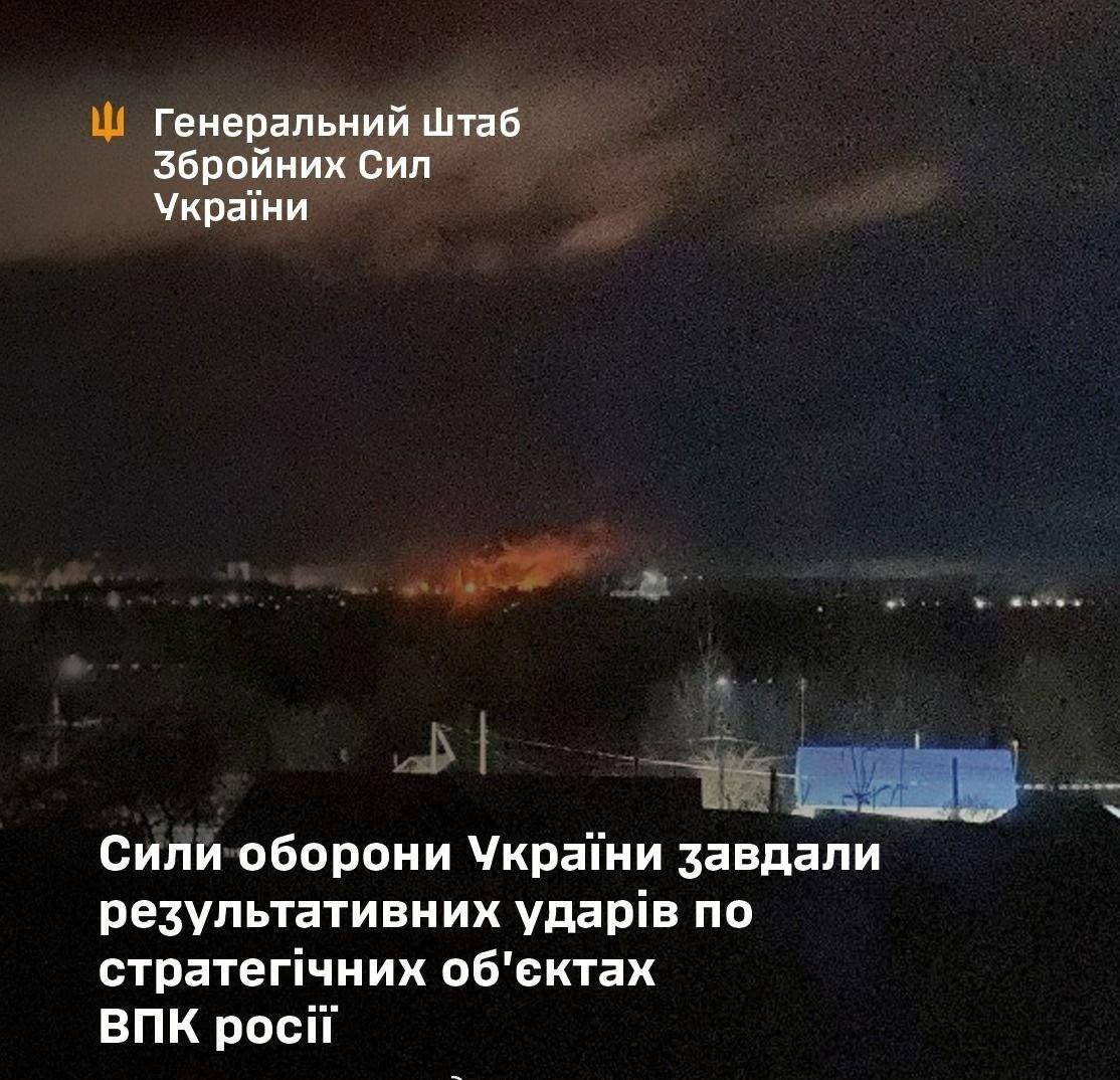 乌克兰武装部队总参谋部证实：今天（10月29日）凌晨，乌军袭击了两座为俄军提供燃